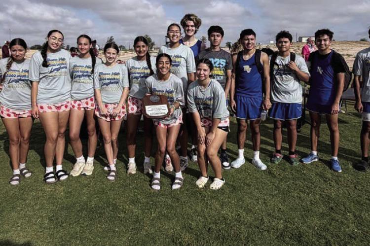 Buena Vista Cross Country traveled to Rankin, where the girls were awarded District Champions. The Boys placed 3rd. Both Teams will be advancing to Regionals on October 27, 2026, in Fort Worth. Photo Courtesy by Buena Vista ISD