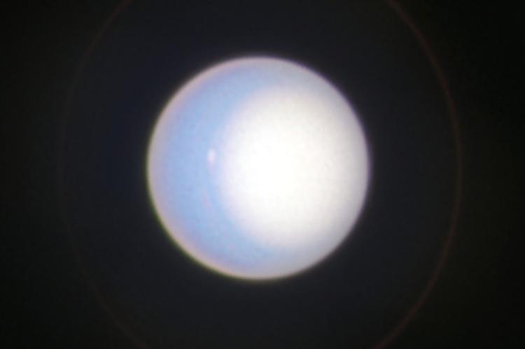 : Uranus as observed by the Hubble Space Telescope. Photo courtesy of NASA