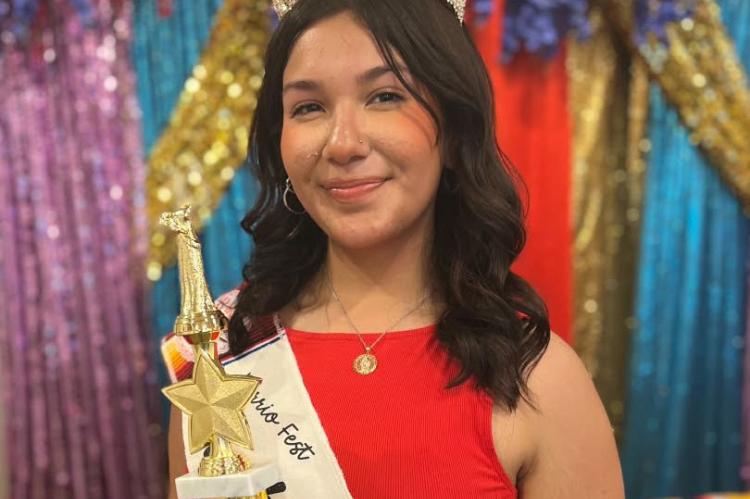 2026 Barrio Fest Baseball Queen, Miss Abril Alexis Guadian, crowned Saturday, September 12, 2026. Abril named this year’s scholarship recipient. The revived tradition honors Fort Stockton’s historic Sonics–Blue Sox rivalry while giving a new generation the opportunity to celebrate their family history, community traditions and the pride that continues to make Fort Stockton home.