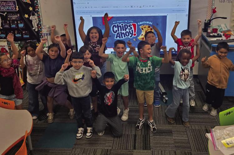 Alamo Elementary second graders participated in an annual Cookie Election! They learned about voting, made their voices heard, and cast their votes for their favorite cookie. A sweet way to practice being a little citizen while having lots of fun. Courtesy Photo of FSISD