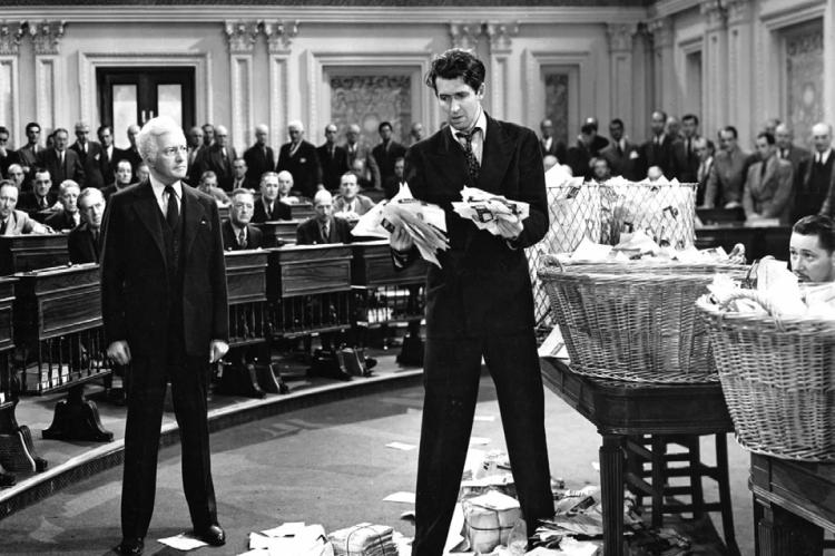 James Stewart is Jefferson Smith, a well-intentioned, but naive young Congressman in Frank Capra’s classic “Mister Smith Goes to Washington.” Courtesy Photo