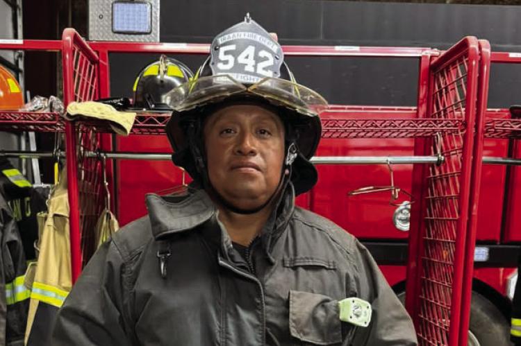 IRAAN FIREFIGHTER OF THE MONTH — The Iraan Volunteer Fire Department recognized Jhon Ajanel as its Firefighter of the Month for August. Chief Druge praised Ajanel for consistently going above and beyond, both at the department and in the community, and for setting a positive example for others. “I tell my members it’s the little things that matter,” Druge said. “Jhon has shown what it means to go out of your way and be a role model to others.” Courtesy Photo of