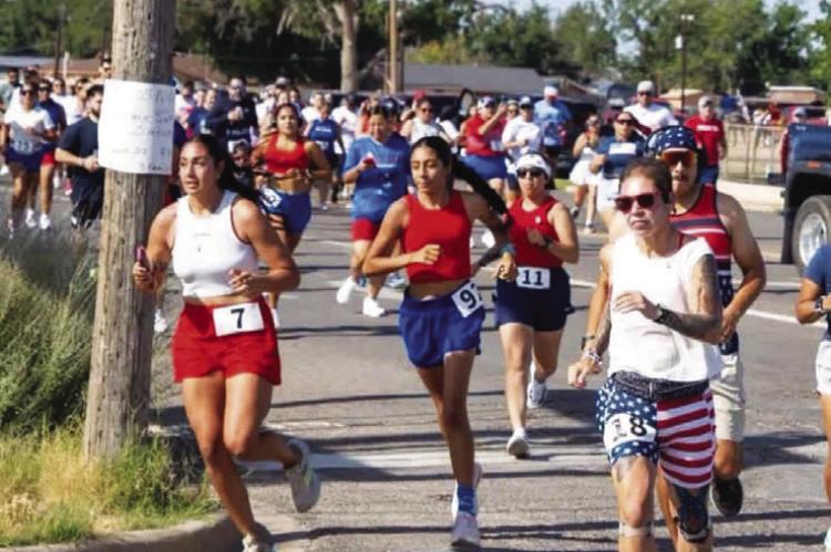 This Independence Day, Fort Stockton welcomed all of Pecos County for the parade launch, with the 5K run on the front lines. Courtesy photo