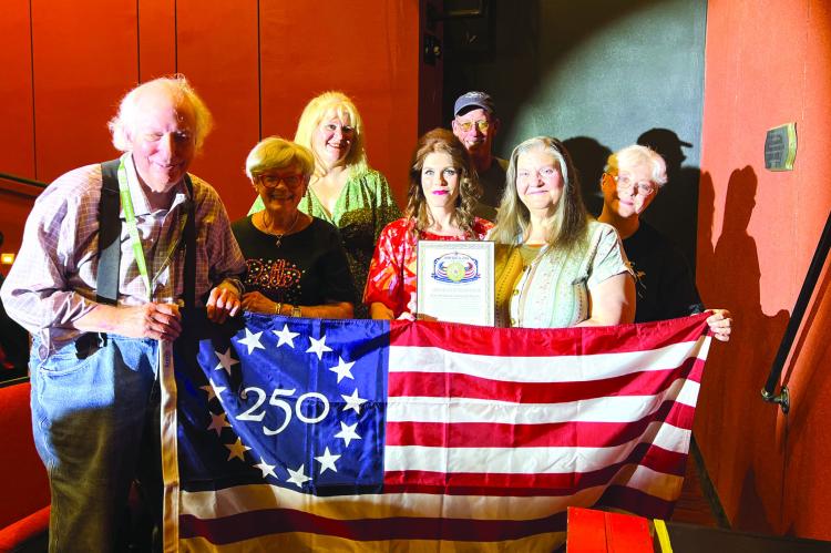 The leadership and production team of the Fort Stockton Community Theatre stand together at their permanent home on Nelson Street. As America approaches its 250th Anniversary, the theatre remains a testament to the ordinary citizens who invest in their communities. From its early days at the Butz Education Center to the modern Nelson Street Theatre, the organization continues to be a place where local stories are shared and friendships are formed. Courtesy Photo