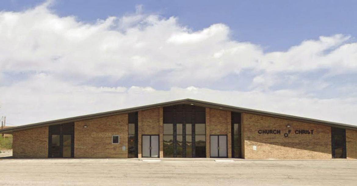 The Church of Christ building in Fort Stockton, located at 2100 W. 16th Street, is pictured following the recent purchase of the property.