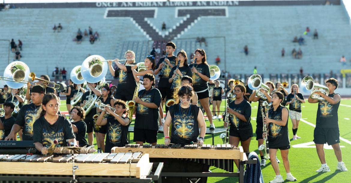 PRIDE OF THE PANTHER LAND BAND. Photo Courtesy by Zachary Gray, Tumbleweed+