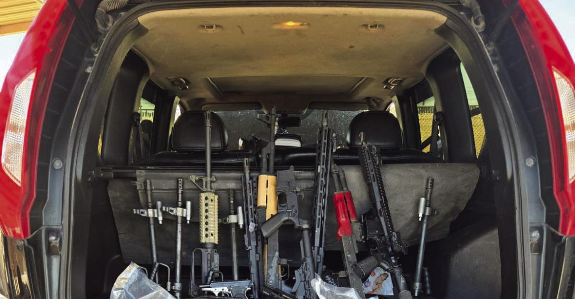 CBP officer in Presidio seized firearms and ammunition during a recent enforcement action.