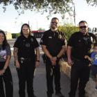 Courtesy Photos by Fort Stockton Pioneer Fort Stockton Police Officers during National Night Out.