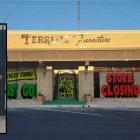 The late, Pete Terrazas and the front of his store, Terrazas Furniture located Downtown Main Street in Fort Stockton. Courtesy Photo: Terrazas Family