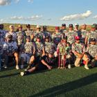 Group photo of softball Champions “RIP” and 2nd place, “Hecho en Mexico.” Courtesy photo by City of Iraan
