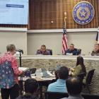 During the Tuesday, October 26th City Hall Meeting, longtime Fort Stockton resident, Linda Ball, protested the application of rezoning a commercial building for the use of the proposed development and operation of an indoor, controlled cannabis research and cultivation facility.